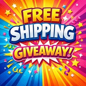 Free Shipping  GIVEAWAY